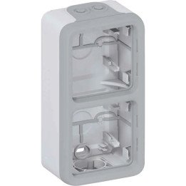 Legrand Plexo IP55 серая двухпостовая коробка