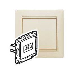 PRISE RJ45 CAT6 UTP 1SORTIE IVOIRE