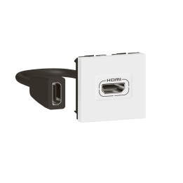 HDMI розетка Mosaic, 2 модуля