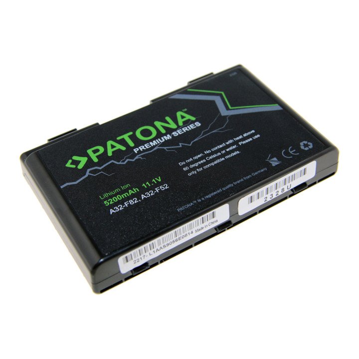 Patona PT2328 Premium Laptop Battery for ASUS K50ij 5200mAh 11.1V Li-Ion