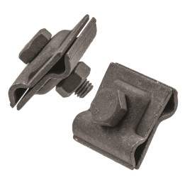 Trough connector, single holed. Clamping with 1 sc