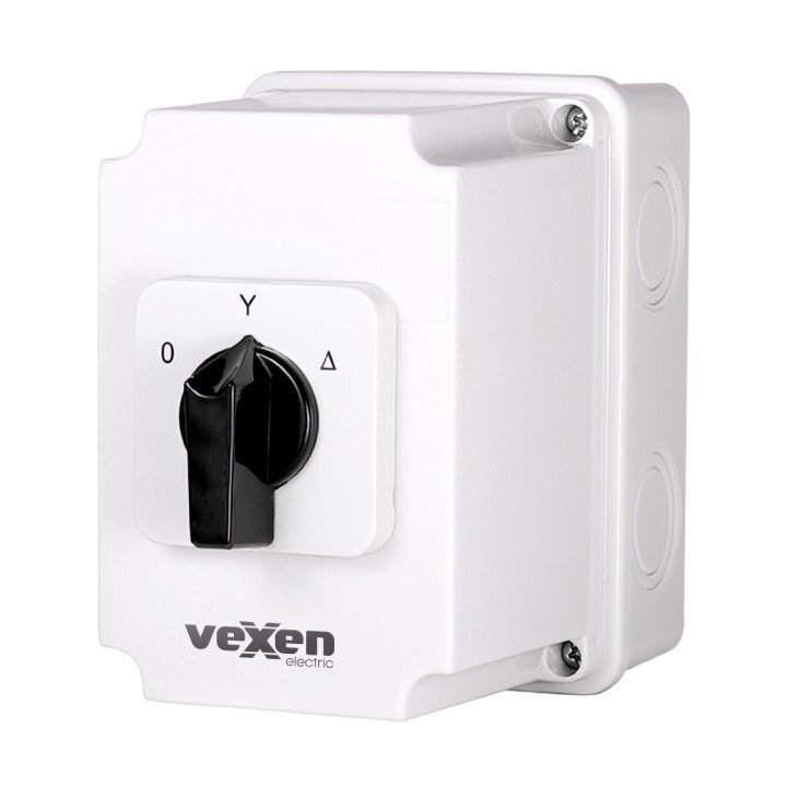 PN1RS2512 star-delta 0-Y-D сam switch 3P 25A IP65