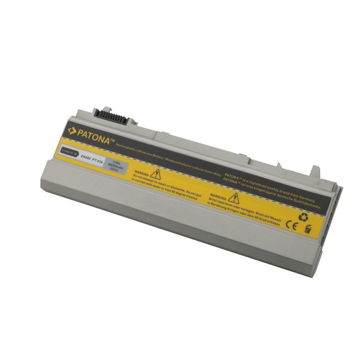 Patona PT2205 Laptop Battery for Dell Latitude E6400, 6600mAh, 11.1V, Li-Ion