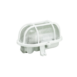 OWAL 60 valgusti plastikrestiga valge E27 60W IP44