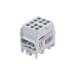 Клеммная колодка HLAK Al/CU 2x25-4x16mm серая
