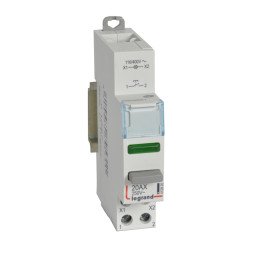 Push-button dual functions - 20 A - 100/400 V/= - NO + green LED indicator