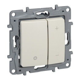 PUSH DIMMER 2 JOHDIN RC 400W IVORY