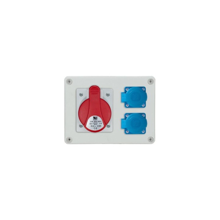 R-BOX 190 rozešu sadalne 1x32A 2x230V IP44