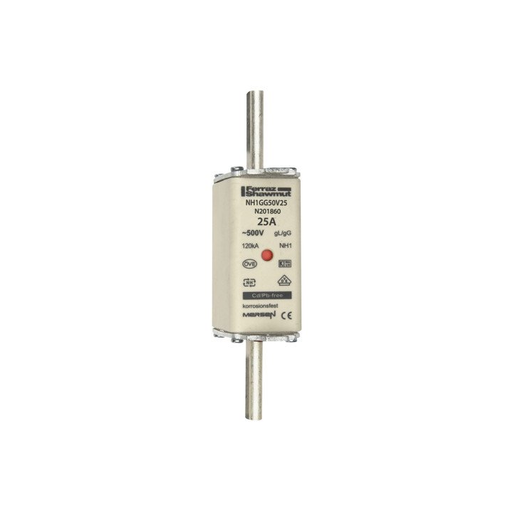 Mersen NH gG 25A/500V drošinātājs