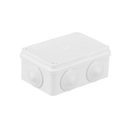 S-BOX коробка IP65 120x80x50mm с вводами, белая
