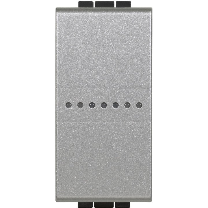 Dimmer/switch compatible with lamps (LED, halogen) with max power 150W at 230V (or 75W at 110V).