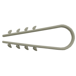 BP DA 6-20/100p Clamps for pipes gray (in a package of 100 pcs.)