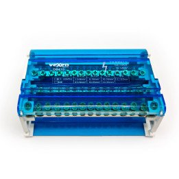 Distribution block 4x15, 125A/500V
