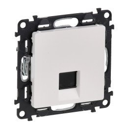 RJ 45 socket Valena Life - Cat. 6 UTP - with cover plate - white