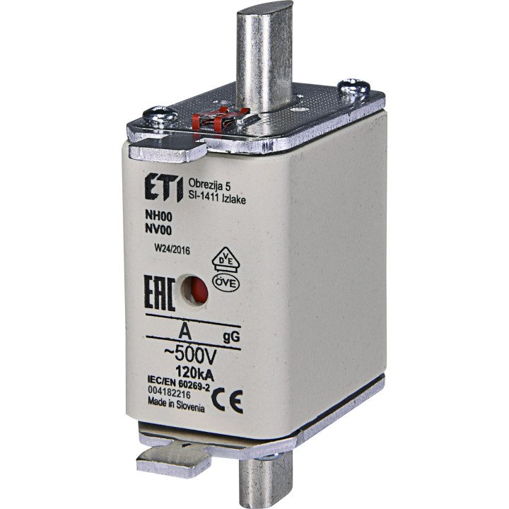 Fuse link, NH00 gG 63A/500V