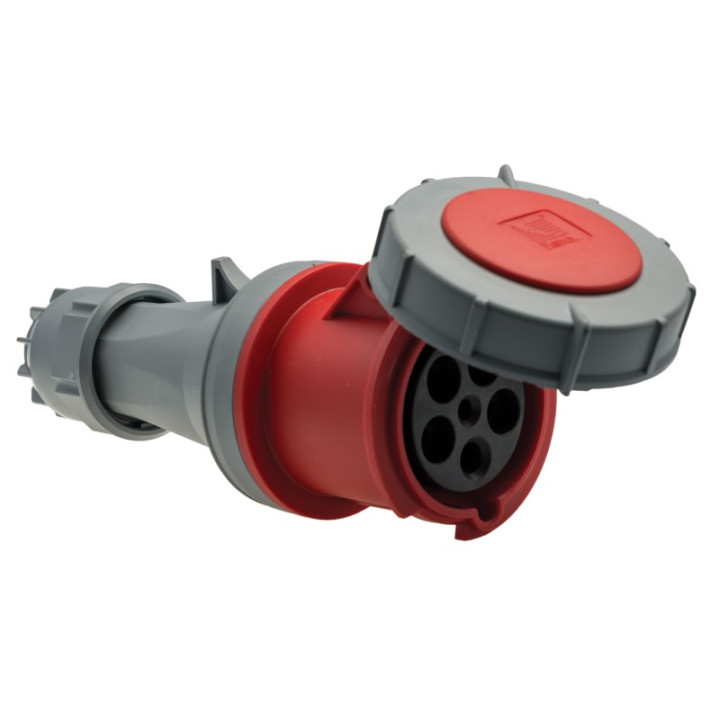 Maitinimo lizdas mobilusis 2P+E 63A IP67