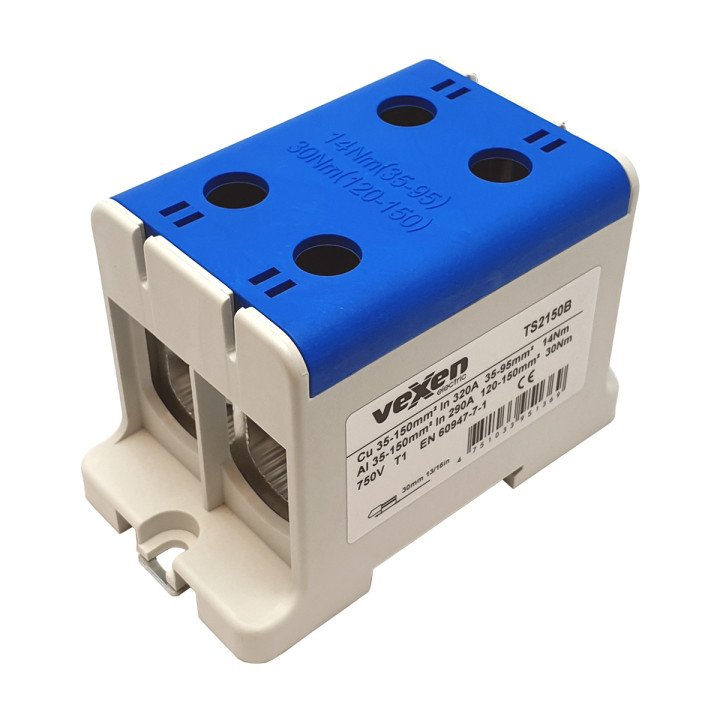 TS2150B N universal terminal block Al/Cu 2x35-150mm2