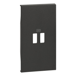 Suojukset 2-moduulisille USB-latureille. Tuotteille K4285C2, K4286C2, K4287C2