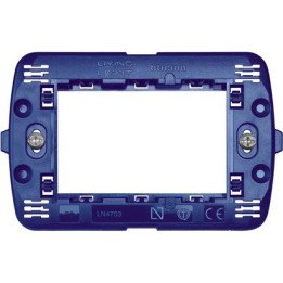 Support for round Cover plates, square and Living International - fixing with screws