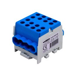 HLAK клемма Al/CU 2x35-6x25mm синяя