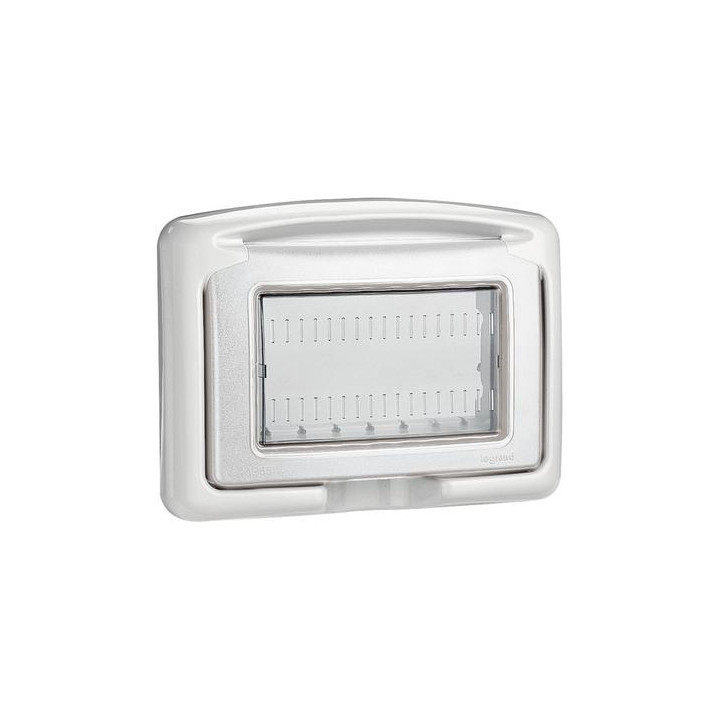 IP55 waterproof covers - grey color - 4 modules