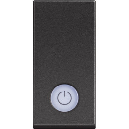 CLASSIA - 1way switch ill. heater symbol bl
