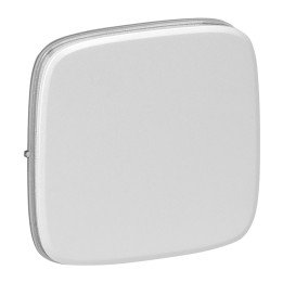 Cover plate Valena Allure - one/two-way switch or push-button - pearl