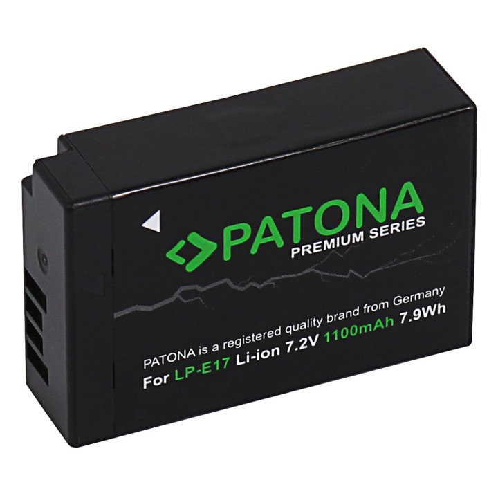 Patona PT1251 Premium Li-ion Battery for Canon LP-E17 1100mAh