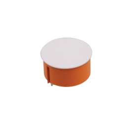 Junction box for gypsum d83/49mm with cover orange PO80 650C