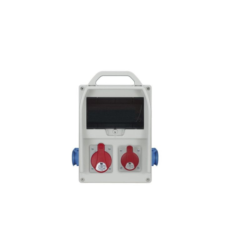 R-BOX 300 distribution board 1x32A/5p 1x16A/5p 2x230V 9 modues IP44