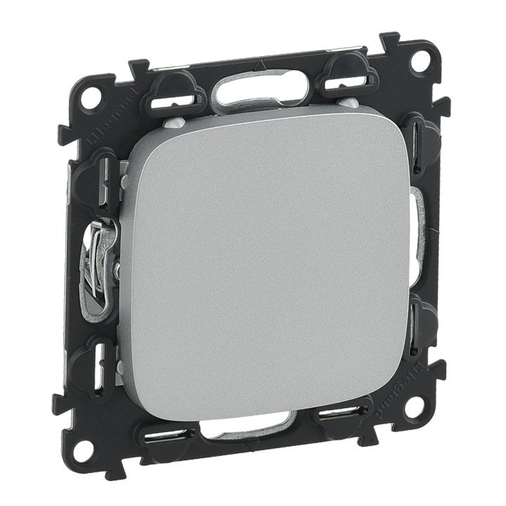 Blanking plate Valena Allure - screw/claw mounting - aluminium