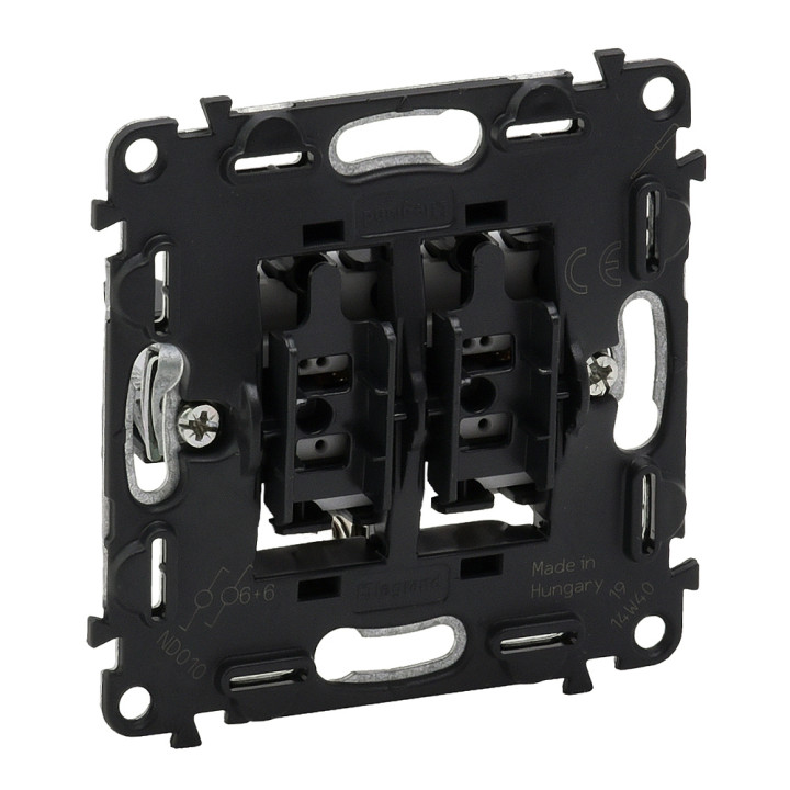 2-gang two-way switch Valena InMatic - 10 AX - 250 V