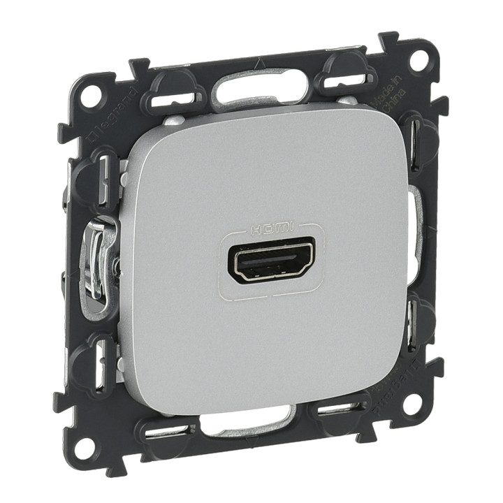 Kruvitüüpi pesa HDMI 1.3 Valena Allure - alumiinium