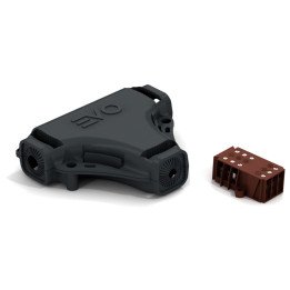 EVO T branch gel insulated connection joint IP68 with three pole terminal block 1-4mm2 0.6/1kV cables with diameter 6-13mm