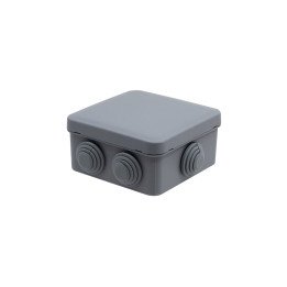 Junction box IP55, 85x85x45mm with cable entries