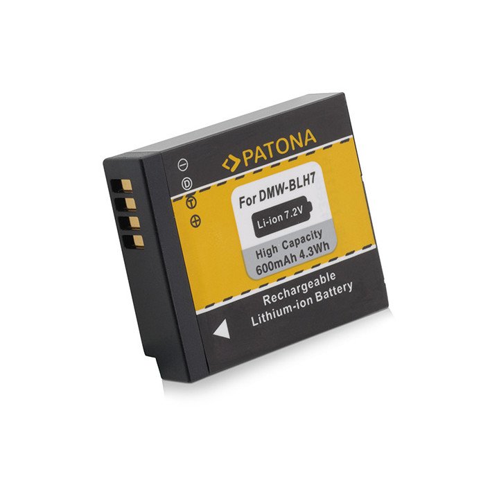 Patona PT1200 Battery for Panasonic DMW-BLH7E 600mAh Li-Ion