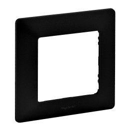 1 GANG PLATE MAT BLACK VALENA LIFE