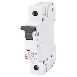 Miniature circuit breaker, ETIMAT 10 1p C1,6