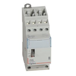 Kontaktors Legrand CX3 4P 25A ar rokturi