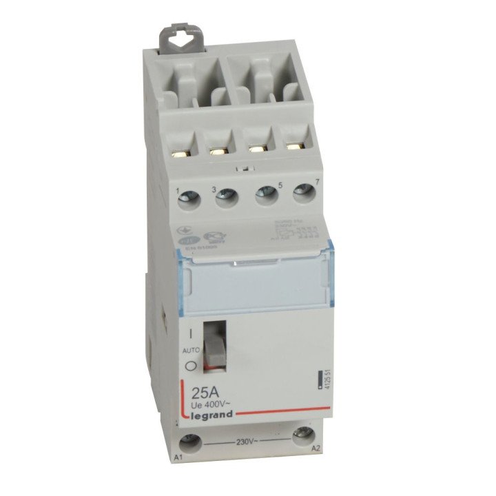 Kontaktors Legrand CX3 4P 25A ar rokturi