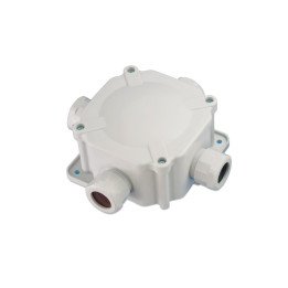 Junction box surface mounting IP67 97x97x47mm grey 5x6.0mm2