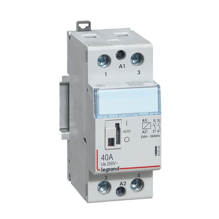 Kontaktors Legrand CX3 2P 40A ar rokturi