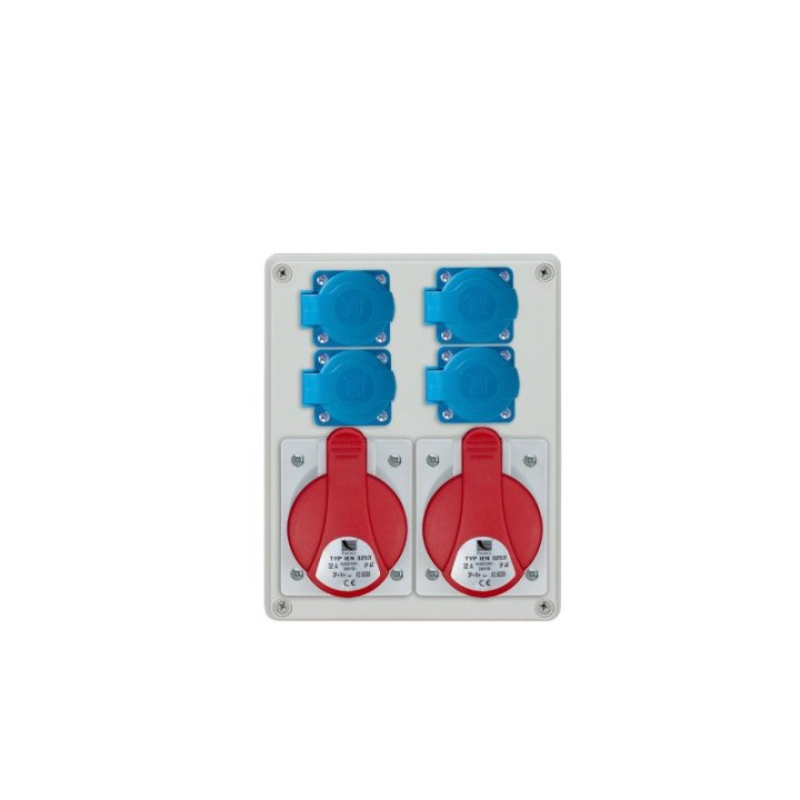 R-BOX 240 distribution board 2x32A/5p 4x230V IP44