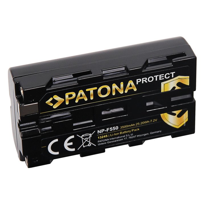 Patona PT13245 Battery Sony NP-F550 3500mAh Li-Ion 7.2V Protect