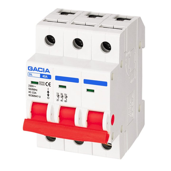 DL-125 3P 40A modular switch