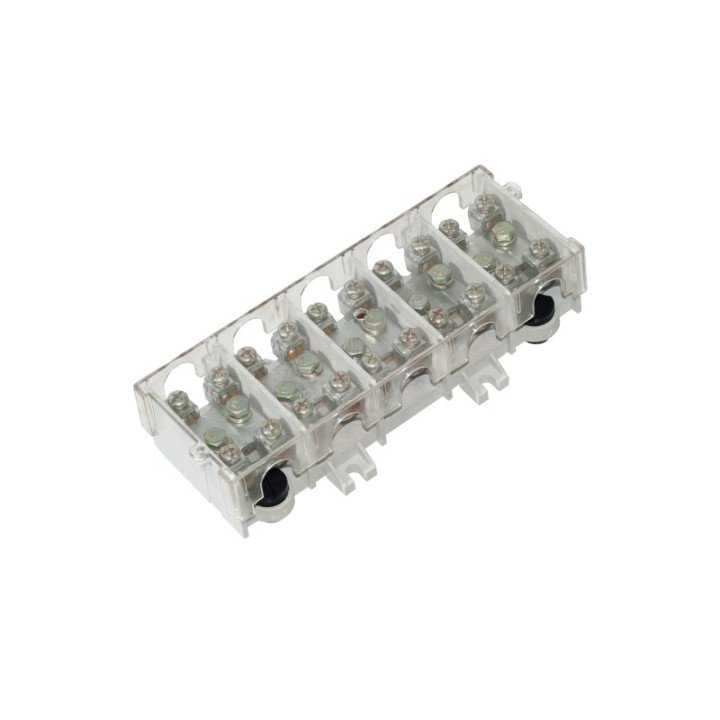 Klemju bloks ar vāku 5p 25/16mm2 IP20