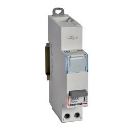 Push-button single-function - 20 A - 250 V - 1 NC