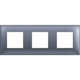 Cover plate - 2+2+2 horizontal/vertical installation modules