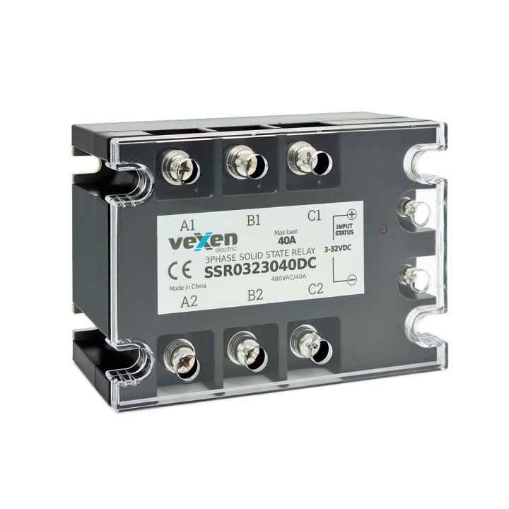 Solid state relay 3NO, 40A, 3-32VDC