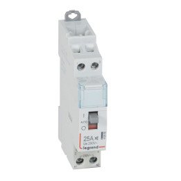 Power contactor CX - with 230 V coll and handle - 2P - 250 V - 25 A - silent